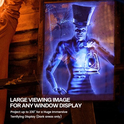 AAXA HP4 Halloween Wireless Portable LCD Home Theater Projector, Orange (HP-400-00)