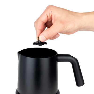 Capresso Steel/Plastic Frother, Black (210.01)