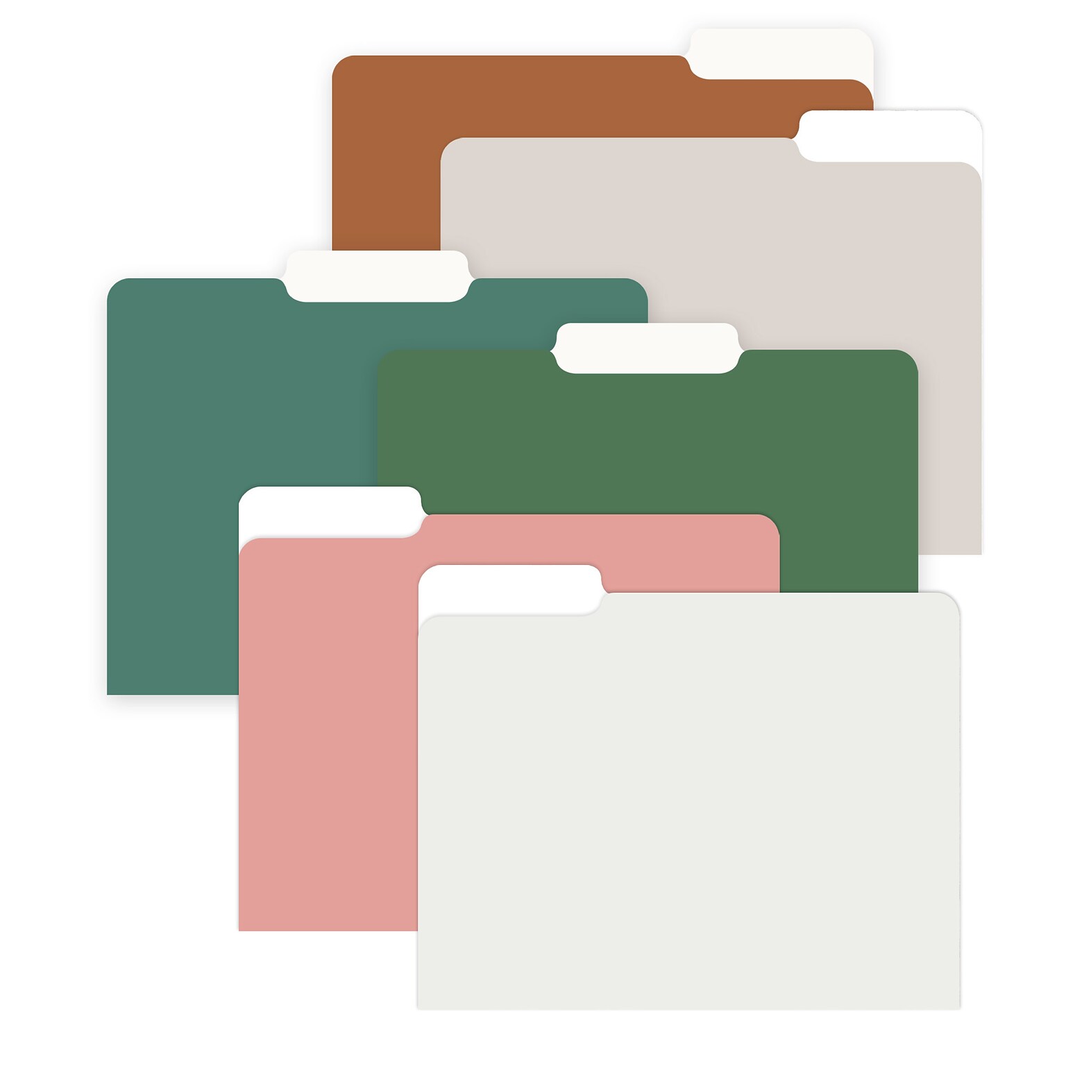 Blue Sky Bespoke File Folder, 1-Tab, Paper Stock, Letter Size, Assorted Colors (159133)