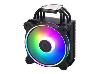 Cooler Master Hyper 212 Halo 120mm Rifle Bearing CPU Air Cooler with RGB Lighting, Black (RR-S4KK-20PA-R1)