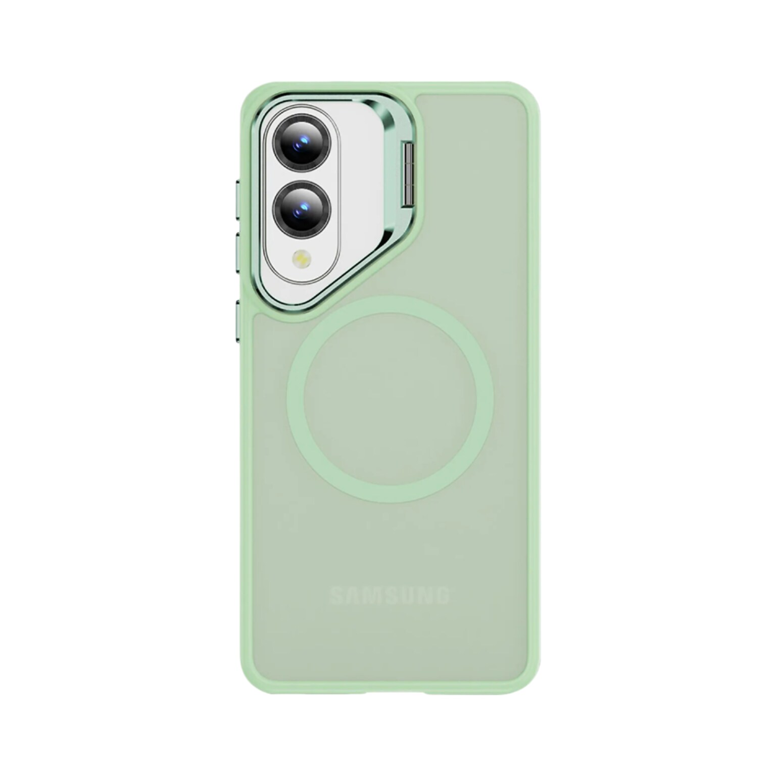 SaharaCase Venture Series Kickstand MagSafe Phone Case for Samsung Galaxy S25 Edge, Shock Absorbing, Oasis Green (CP00829)