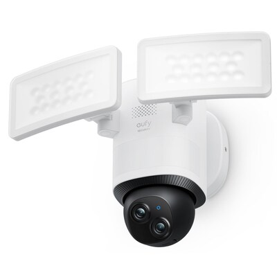Eufy E340 Outdoor Wireless Floodlight Security Camera, White (T8425121)