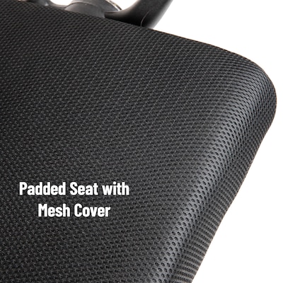 Mind Reader Ergonomic Mesh Swivel Computer and Desk Chair, Black (OFFCHAIR19-BLK)