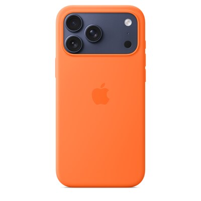 Apple Silicone MagSafe Phone Case for iPhone 17 Pro Max, Orange (MGFL4ZM/A)