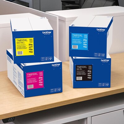 Brother TN810XL Cyan High Yield Toner Cartridge, Prints Up to 9,000 Pages (TN810XLC)