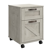Bush Furniture Knoxville 2-Drawer Mobile File Cabinet, Cottage White (CGF116CWH-03)
