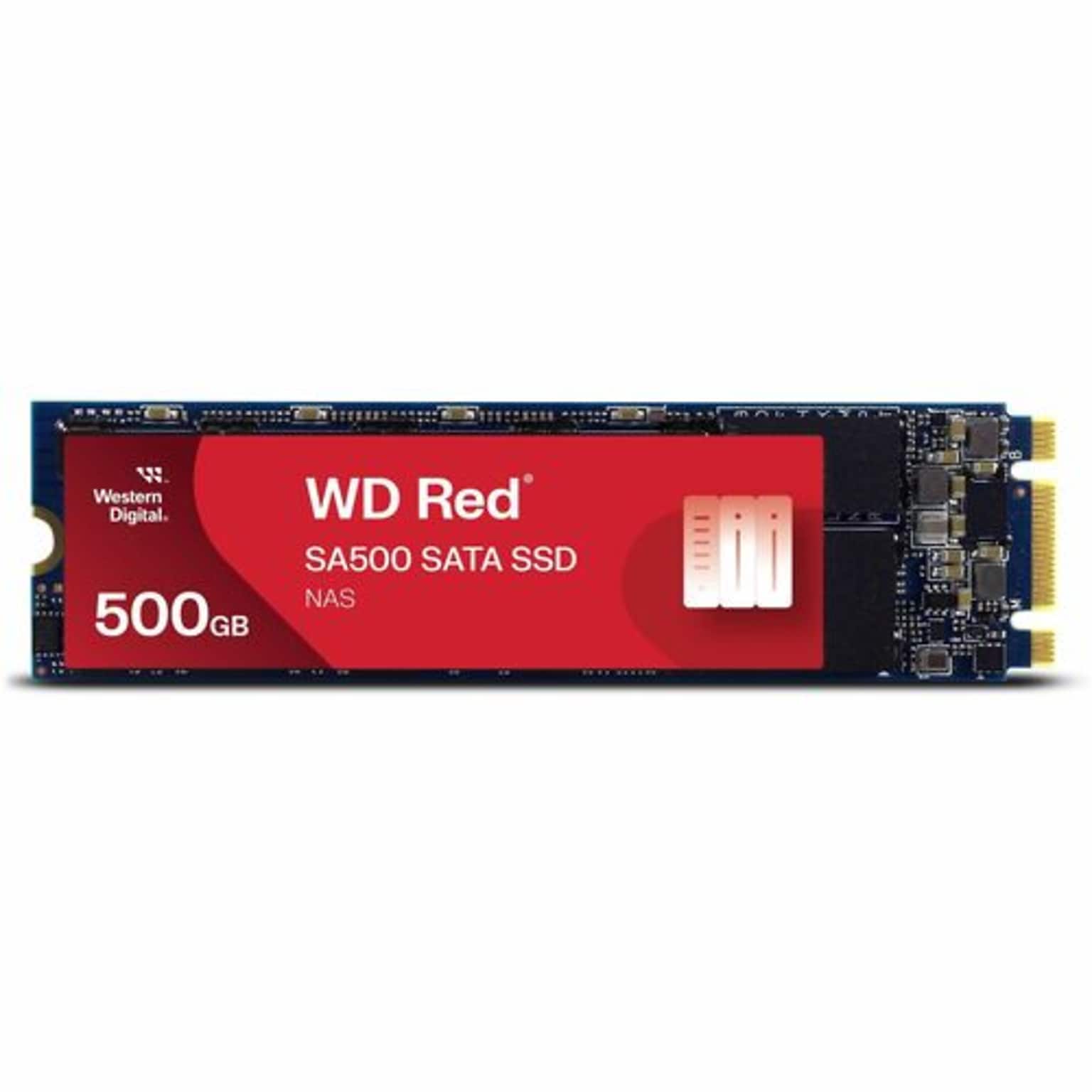 Western Digital Red SA500 500GB M.2 2280 SATA III Internal Solid State Drive, 3D NAND (WDS500G1R0B-68A4Z0)
