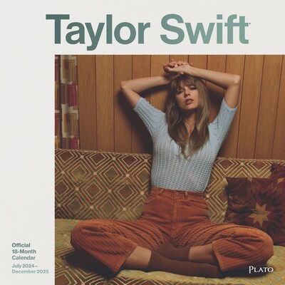 2024-2025 Plato Taylor Swift 12 x 12 Academic Monthly Wall Calendar (9781975483234)