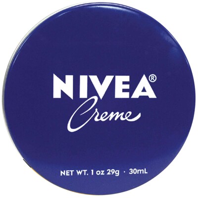 Nivea Skin Crème, 1 oz Tin, 18 Tins/Bag, 18 Bags/Carton