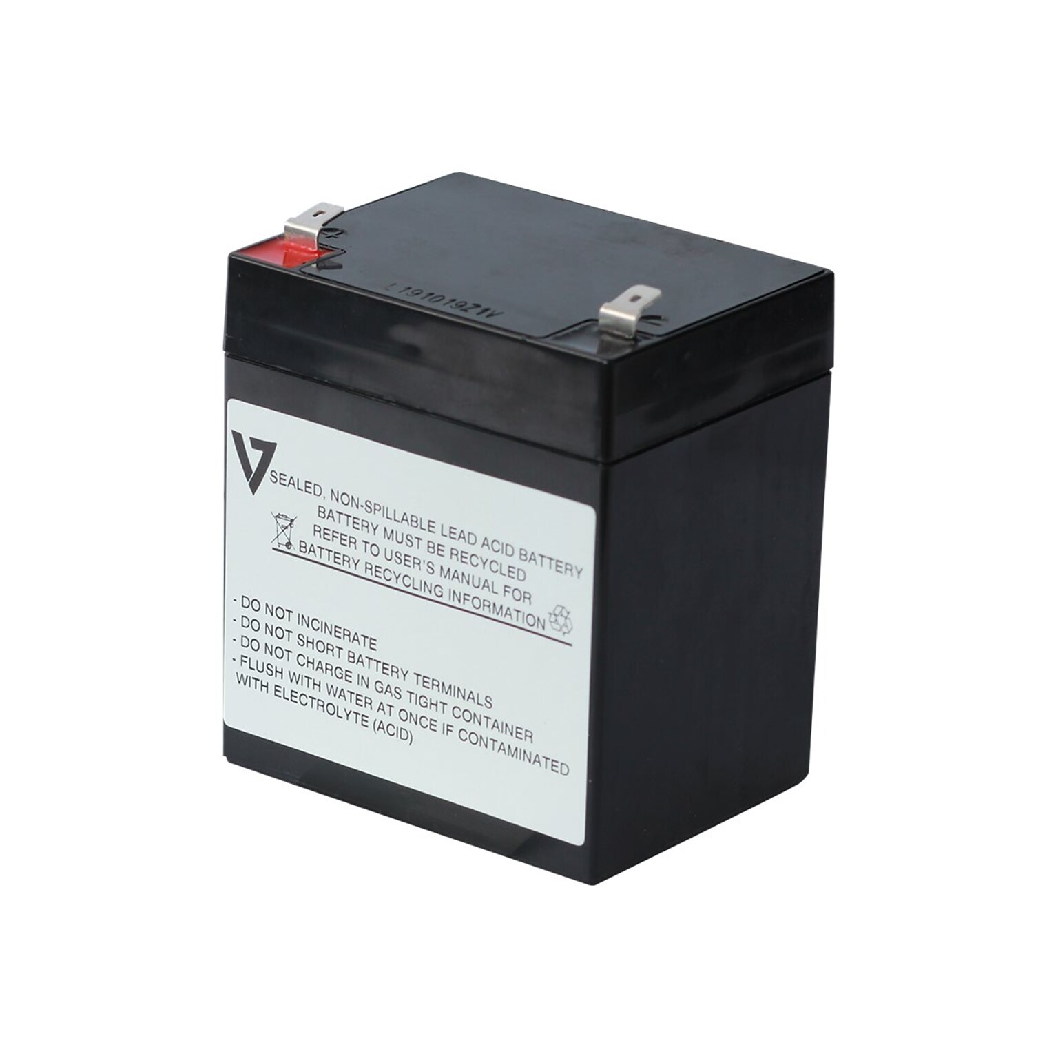 V7 Replacement UPS Battery, Black (RBC1DT550V7)