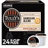 Tullys Hawaiian Blend Coffee Keurig® K-Cup® Pods, Medium Roast, 24/Box (6606)