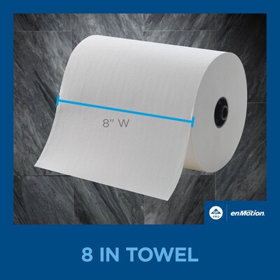 enmotion Flex Hardwound Paper Towels, 1-ply, 550 ft./Roll, 6 Rolls/Carton (89720)