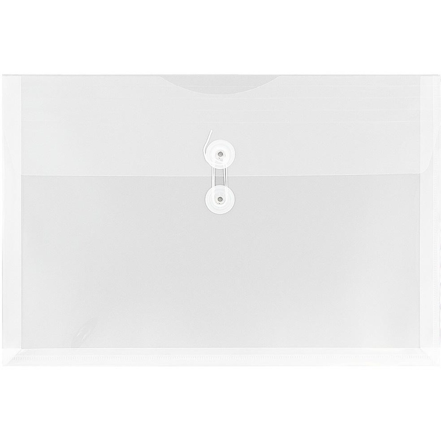 JAM Paper Premium Plastic Document File, Legal, Clear, 3/Pack (219B1CLX3)