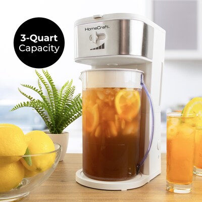 HomeCraft 12-Cups Automatic Drip Coffee Maker, White (HCIT3WS6A)