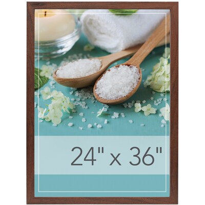 Staples 24 x 36 MDF Poster Frame, Dark Brown (MPFRM-2436-BRW)