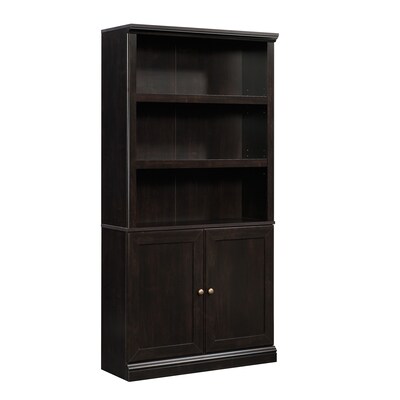 Sauder Select 70H 5-Shelf Bookcase, Estate Black (426412)
