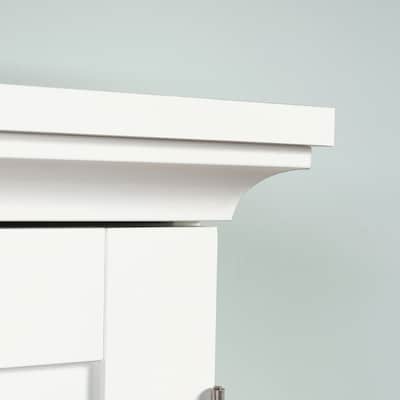 Sauder Select Craft and Sewing Armoire, Soft White (430446)