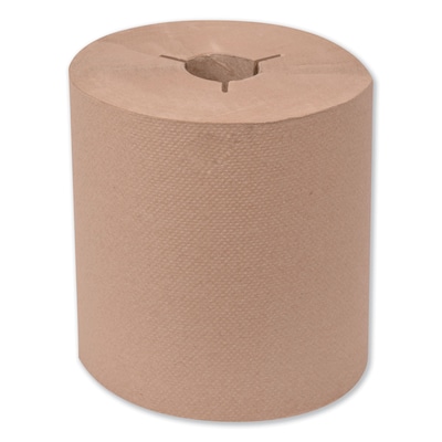 Tork Univeral Recycled Hardwound Paper Towels, 1-Ply, 630 ft./Roll, 6 Rolls/Carton (8031500)