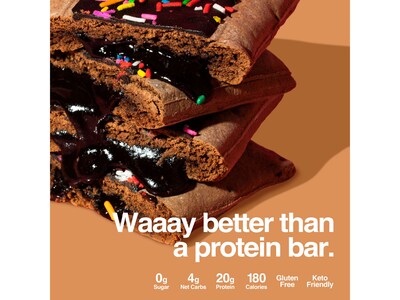 Legendary Foods Chocolate Cake Protein Pastry, 2.2 oz., 10/Box (10086)