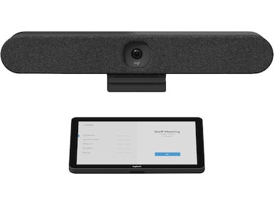 Logitech Rally Bar Huddle HD 1280p Webcam Kit, Graphite (991-000478)