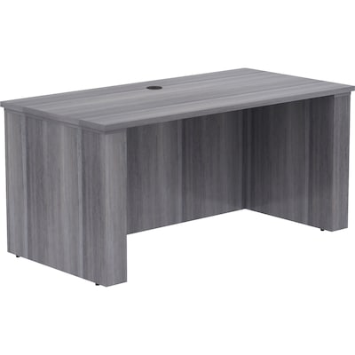 Lorell Essentials Series 60"W Electric Adjustable Standing Desk, Weathered Charcoal (LLR69572)