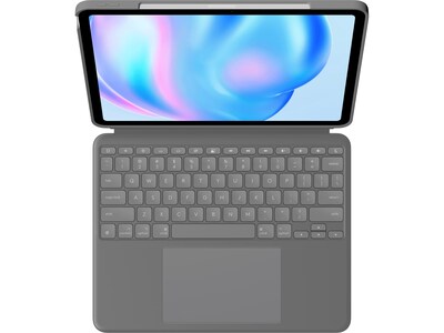 Logitech Combo Touch 13 Keyboard Case for iPad Air, Oxford Gray (920-012608)
