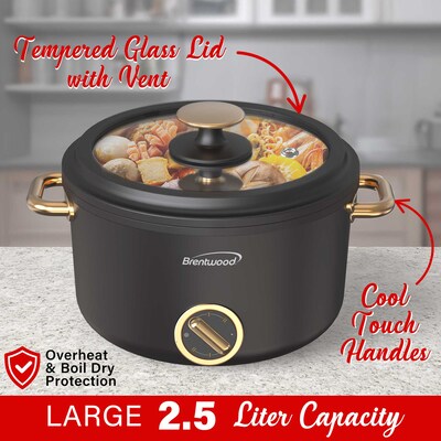 Brentwood 2.6 Quart Thermal Pot, Black (HP-3250BK)