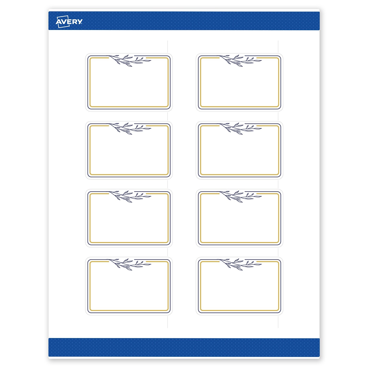 Avery Laser/Inkjet Rectangle Multipurpose Labels, 2 x 3, White, 80/Pack (S00DNE)