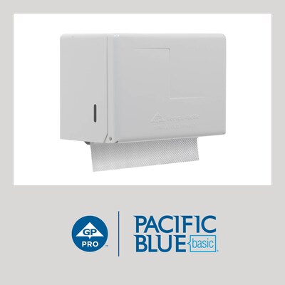 Pacific Blue Basic Recycled Single Fold Paper Towels, 1-ply, 250 Sheets/Pack, 16 Packs/Carton (20904)