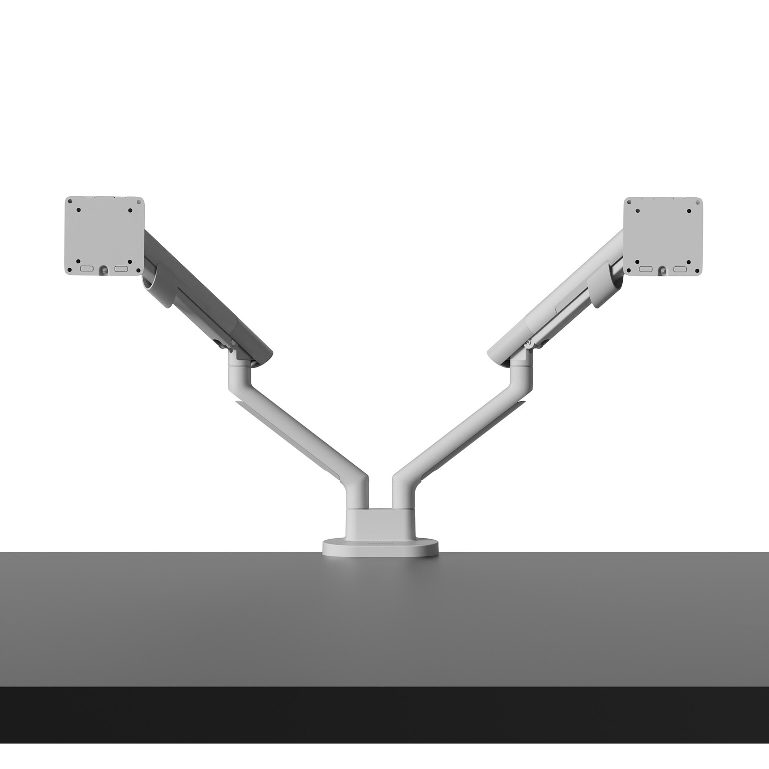 Kanto DM2 Dual Monitor Desktop Mount for 17” - 35” Displays, Up to 22 lbs., White
