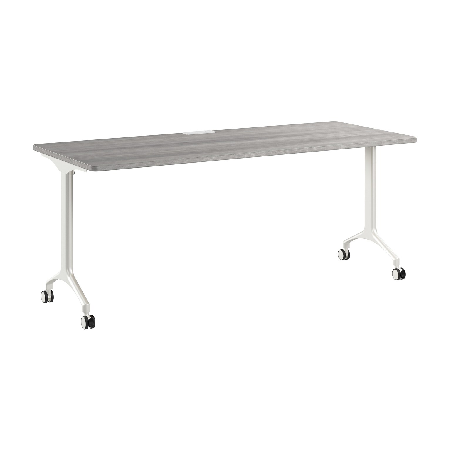 Bush Business Furniture Synergy 72W Rectangular Conference Table, Platinum Gray (SGD272PG)