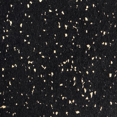 Ghent Recycled Rubber Bulletin Board, Satin Aluminum Frame, 4H x 7 4W, Tan Speckled (ATR47-TN)