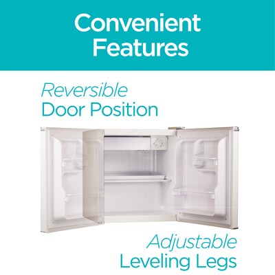 Black & Decker Refrigerators w/Freezer, 1.7 Cu. Ft., White (BCRK17W)