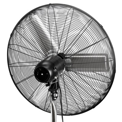 Vie Air 30" Industrial Oscillating Pedestal Fan, 3-Speed, Black (938120624M)