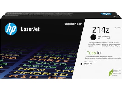 HP 214Z Black Ultra High Yield Toner Cartridge (W2140Z)