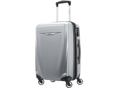 Samsonite Winfield 3 DLX Polycarbonate Carry-On Luggage, Silver (120752-1776)