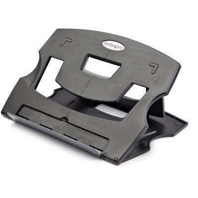 StarTech.com 11.3 x 8.3 Portable Laptop Stand, Black/Gray (LTRISERP)