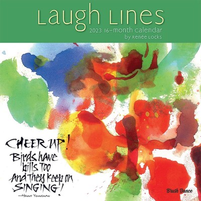 2023 Brush Dance Laugh Lines 12 x 12 Monthly Wall Calendar (9781975449926)