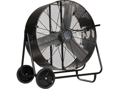 TPI PBXS 36" Industrial Portable Floor Fan, 2-Speed, Black (08213702)