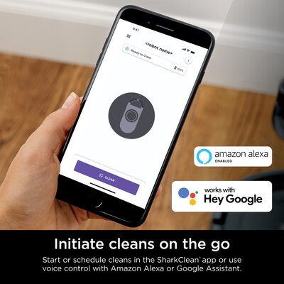 Shark ION R75 Cordless Robotic Vacuum, Bagless, Gray (RV756)