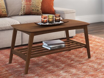 ClickDecor Gaines Coffee Table, Brown (FUTB10128A)