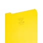 Smead Interior File Folder, 1/3-Cut Tab, Letter Size, Yellow, 100/Box (10271)