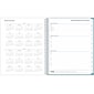 2024-2025 Blue Sky Teacher Lesson Dots 8.5" x 11" Academic Weekly & Monthly Planner, Plastic Cover, Multicolor (100330-A25)