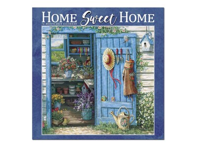 2024 BrownTrout Home Sweet Home 12 x 12 Monthly Wall Calendar (9781773728049)