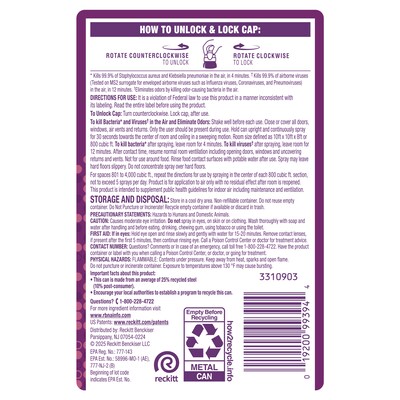Lysol Air Sanitizer Aerosol, Light Breeze Scent, 10 oz. (19200-99394)