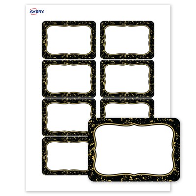 Avery Rectangle Laser/Inkjet Multipurpose Labels, 2-1/3 x 3-3/8, White, 80/Pack (19479370910)