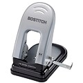 Bostitch EZ Squeeze™ Two-Hole Punch 40-Sheet, Black/Silver (2340)