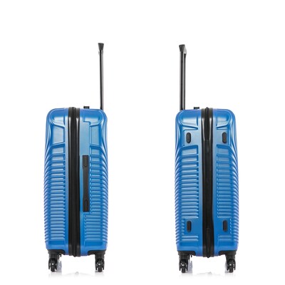 DUKAP Inception 25.98" Hardside Suitcase, 4-Wheeled Spinner, TSA Checkpoint Friendly, Blue (DKINC00M-BLU)