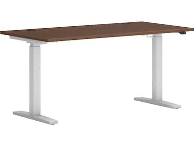 HON Mod 60W Rectangular Adjustable Standing Desk, Sepia Walnut (HLPLRW6030CONHATSE1)