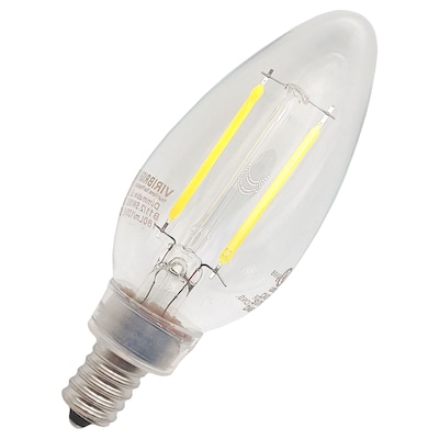 Viribright 3.2-Watt Warm White LED Decorative Bulb, 4/Box (640192-4)